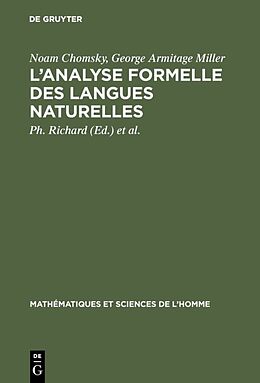 E-Book (pdf) L'analyse formelle des langues naturelles von Noam Chomsky, George Armitage Miller