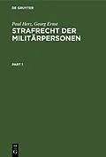 E-Book (pdf) Strafrecht der Militärpersonen von Paul Herz, Georg Ernst