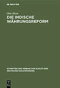 PDF Die indische Währungsreform von Otto Heyn