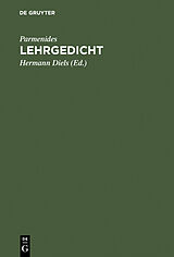 E-Book (pdf) Lehrgedicht von Parmenides