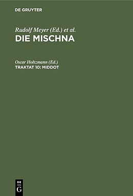 E-Book (pdf) Die Mischna. Kodaschim / Middot von 