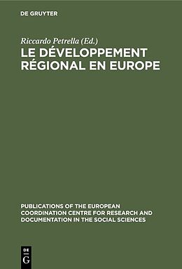 E-Book (pdf) Le développement régional en Europe von 