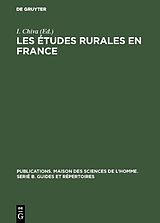 eBook (pdf) Les études rurales en France de 