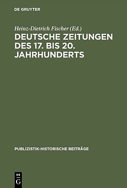 E-Book (pdf) Deutsche Zeitungen des 17. bis 20. Jahrhunderts von 