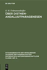 PDF Über Disthen-Andalusitparagenesen von O. H. Erdmannsdörffer