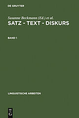 E-Book (pdf) Satz  Text  Diskurs / Satz  Text  Diskurs. Band 1 von 