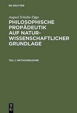 E-Book (pdf) Methodenlehre von August Schulte-Tiggs