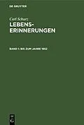 PDF Bis zum Jahre 1852 von Carl Schurz
