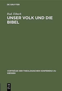 E-Book (pdf) Unser Volk und die Bibel von Rud. Eibach