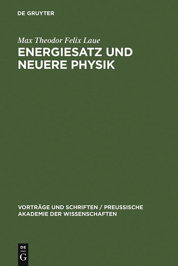 Energiesatz und neuere Physik