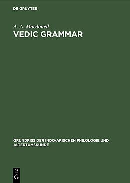 eBook (pdf) Vedic grammar de A. A. Macdonell