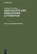 PDF Bis zur Reformation von Bernhard Ten Brink