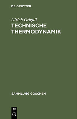 E-Book (pdf) Technische Thermodynamik von Ulrich Grigull