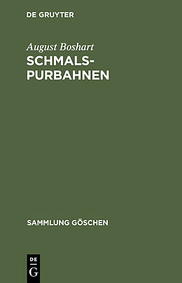 E-Book (pdf) Schmalspurbahnen von August Boshart