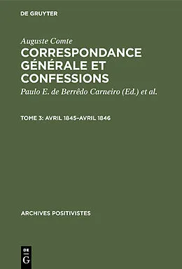 E-Book (pdf) Avril 1845avril 1846 von Auguste Comte