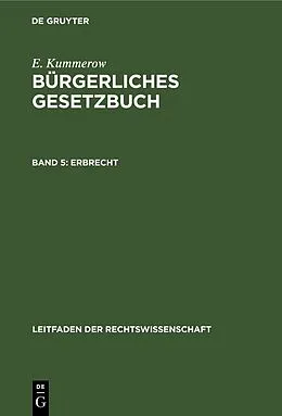 PDF Erbrecht von E. Kummerow, R. Lehmann