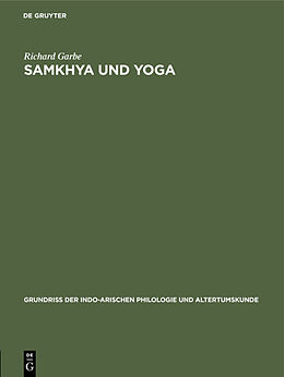 E-Book (pdf) Samkhya und Yoga von Richard Garbe