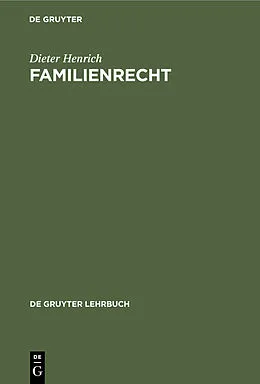 PDF Familienrecht von Dieter Henrich