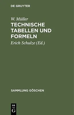 E-Book (pdf) Technische Tabellen und Formeln von W. Müller