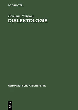 PDF Dialektologie von Hermann Niebaum
