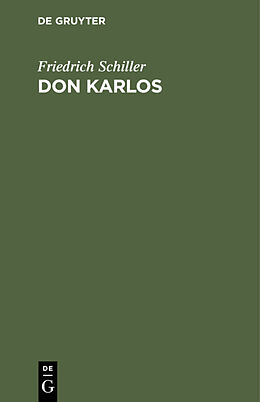 E-Book (pdf) Don Karlos von Friedrich Schiller