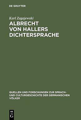 E-Book (pdf) Albrecht von Hallers Dichtersprache von Karl Zagajewski