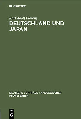 PDF Deutschland und Japan von Karl Adolf Florenz