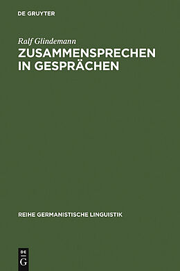 E-Book (pdf) Zusammensprechen in Gesprächen von Ralf Glindemann