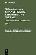 E-Book (pdf) Die lustigen Weiber von Windsor. Die beiden Veroneser von William Shakespeare