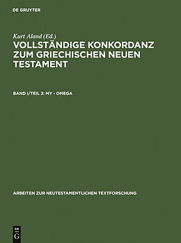 E-Book (pdf) Vollständige Konkordanz zum griechischen Neuen Testament / My  Omega von 