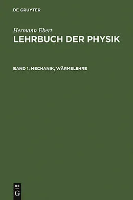 E-Book (pdf) Mechanik, Wärmelehre von Hermann Ebert
