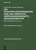E-Book (pdf) Einleitung, §§ 1 bis 212 b von Ewald Löwe, Werner Rosenberg