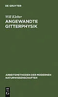 PDF Angewandte Gitterphysik von Will Kleber
