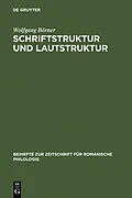 PDF Schriftstruktur und Lautstruktur von Wolfgang Börner