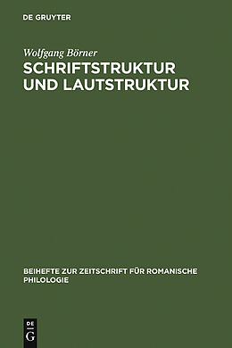 E-Book (pdf) Schriftstruktur und Lautstruktur von Wolfgang Börner