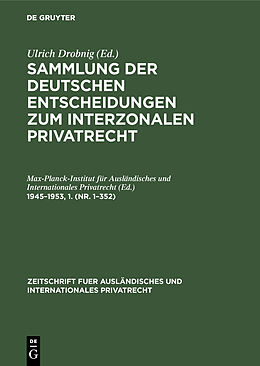 E-Book (pdf) Sammlung der deutschen Entscheidungen zum interzonalen Privatrecht / 19451953,1. (Nr. 1352) von 