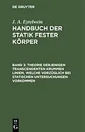 E-Book (pdf) Theorie derjenigen transcendenten krummen Linien, welche vorzüglich bei statischen Untersuchungen vorkommen von J. A. Eytelwein