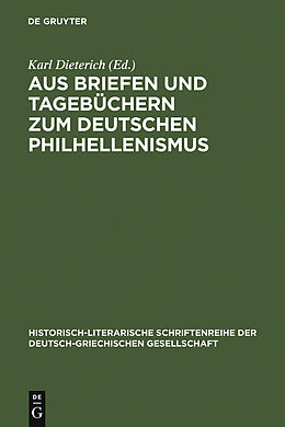 E-Book (pdf) Aus Briefen und Tagebüchern zum deutschen Philhellenismus von 