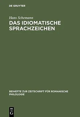 E-Book (pdf) Das idiomatische Sprachzeichen von Hans Schemann