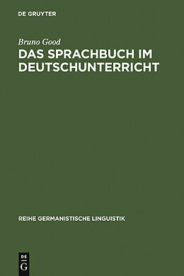 E-Book (pdf) Das Sprachbuch im Deutschunterricht von Bruno Good