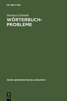 E-Book (pdf) Wörterbuchprobleme von Hartmut Schmidt