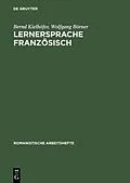 E-Book (pdf) Lernersprache Französisch von Bernd Kielhöfer, Wolfgang Börner