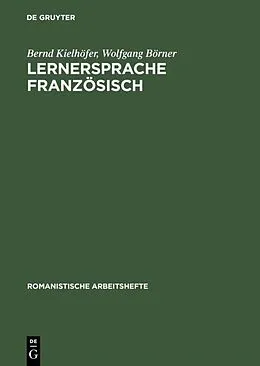 E-Book (pdf) Lernersprache Französisch von Bernd Kielhöfer, Wolfgang Börner