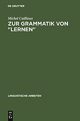 E-Book (pdf) Zur Grammatik von "lernen" von Michel Caillieux