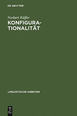 E-Book (pdf) Konfigurationalität von Norbert Rüffer