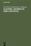 E-Book (pdf) Kleines Lehrbuch der Statistik von Otto Walter Haseloff, Hans-J. Hoffmann