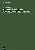 PDF Allgemeine und anorganische Chemie von Erwin Riedel