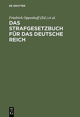 E-Book (pdf) Das Strafgesetzbuch für das Deutsche Reich von 