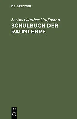 PDF Schulbuch der Raumlehre von Justus Günther Graßmann