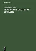 PDF 1200 Jahre deutsche Sprache von 